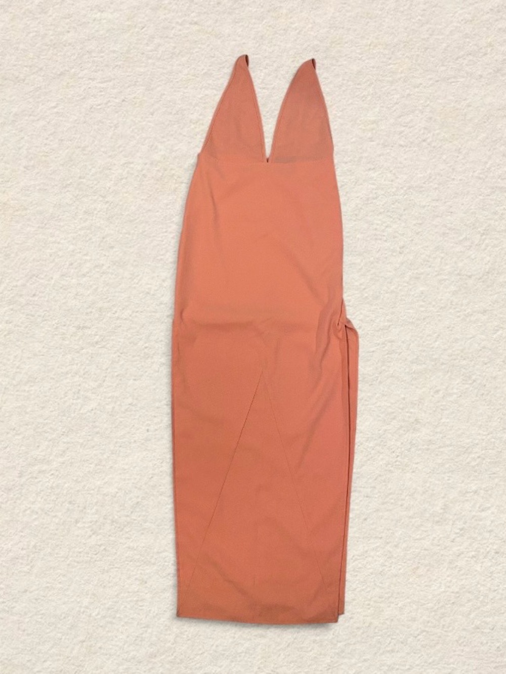 NIGHTWALKER Coral Maxi Dress with Deep V